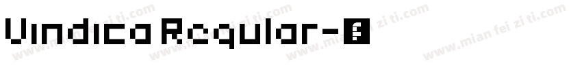 Vindica Regular字体转换